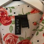 Fun & Flirt Vintage Floral swing front tie shirt Photo 1