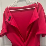New York & Company  Vibrant Pink Jumpsuit Photo 3