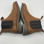 Old West  Ankle Boots Brown Leather Size 8.5 Round Toe Photo 6