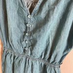 Women's Summer V Neck Short Rompers size small Green Photo 3