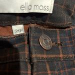 Ella Moss Anthropologie Plaid High Rise Ankle Pants Size 29 Photo 5