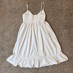 Brandy Melville  White Lace Trim Dress Photo 7