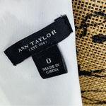 Ann Taylor Ombre Ikat Tribal Print Fit Flare Dress Pink Purple 0 Sleeveless Photo 10