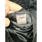 Alexis  V-Neck Cold Shoulder Lace A-Line Midi Dress Black Women's Size S Photo 3