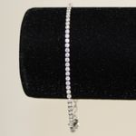 925 Sterling Silver Tennis Bracelet Made in Turkey Photo 5