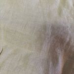 Flax  Tan Linen Coastal Grandma Lagenlook Resortwear Vacation Wide Leg Pants L Photo 1