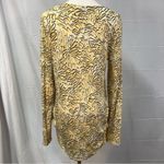 Dana Buchman ‎ long Sleeve Blouse Geometric Print Rayon Preppy Secretary Womens L Photo 7