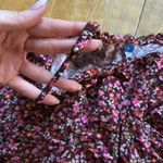 Old Navy Floral Tank Top - Burgundy and Pink Large Photo 3