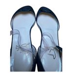 Christian Louboutin New Vintage Black Rosette Flats, Size 36 Photo 4