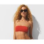 SKIMS NWT  CLASSICS SWIM CONVERTIBLE BANDEAU TOP TERRA - M Photo 1