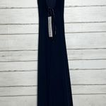 Bill Levkoff  Harmoni Chiffon Navy Blue Bridesmaid Formal Dress Size 14 Photo 3