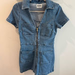 Show Me Your Mumu  Ranch Romper in French Blue Size Small Photo 0