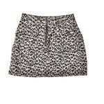 Top Shop Leopard Denim Skirt 6 Photo 0