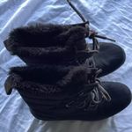 Skechers  Black Suede Easy Going Ankle Boots w/ Faux Fur Women’s Size 8 - 15567 Photo 4