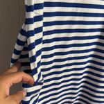 Nautical Striped Sleeveless Dress Blue Size M Photo 3