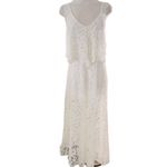 Alexis Blake Layered White Lace Maxi Dress. Size XS NWT Photo 3