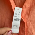 NWT Slim fit Baird McNutt 100% Irish linen Button Down shirt Orange Size 12 TALL Photo 2