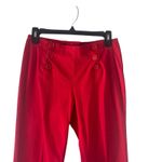 No Boundaries  Vintage Y2k Red‎ Juniors Size 3 Button & Tie Flare Pants Photo 2