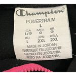 Champion  Power Train Women's Size Large Quarter Zip Long Sleeve Pullover Black Photo 3