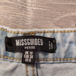 Missguided Misguided Distressed Petite Denim Shorts Size 6P Photo 2
