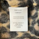 Equipment  100% Cashmere Sweater Leopard Animal Print Brown Black Womens Small Photo 5