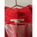 Veronica Beard  Melon Red Linen Blend Sedgwick Dicky Jacket Blazer Size 2 Photo 7