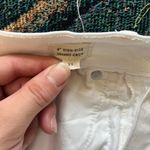 Madewell Y2K High Rise Skinny Cropped Jeans White Frayed Hem Distressed Size 27 Photo 14