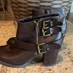 Altar'd State Ankle Boots Brown Booties Heels Side Zip Womens 6 Photo 9