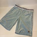 FILA velour short sweatsuit set. Top & shorts. Baby blue medium women’s. 90s. Photo 8