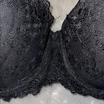 Ambrielle Midnight Black Lace Bra 38C Push Photo 4