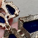 EXPRESS Chunky Blue Necklace 16" Silver Tone Photo 6