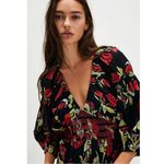 Free People Bohemian Witchy Golden Hour Maxi Dress in Midnight Combo Size XS NWT Photo 12