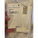 Good American Good‎ American White Ivory Round Neck Sleeveless Rounded Hem Blouse Size XXL NWT Photo 7