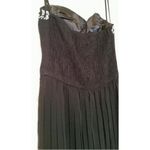 Chi Chi London Black Beaded Pleated Shirred Back Strapless Maxi Dress by Chi Chi from Modcloth Photo 6