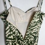 Donna Ricco New York Green & Beige Pattern Bodycon Formal Y2k Dress Size 6 Photo 8