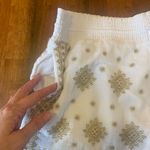J.Crew  Ivory and Gold Shorts XL Photo 5