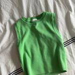 ZARA Green  Tank Top Photo 0