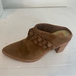 Dolce Vita Serla Leather Truffle Suede Heeled Mule Shoe 10 Tan Photo 7