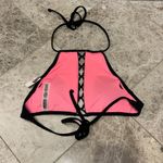 PINK - Victoria's Secret PINK Victoria’s Secret High Neck Cage Front Halter Crop Swim Top XS Photo 5