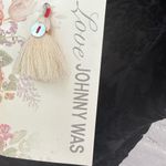 Johnny Was New NWT  velvet Black silk Floral Maxi Dress Photo 6