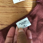 Abercrombie & Fitch Abercrombie Brown Knit Long Sleeve Dress NWT Photo 3