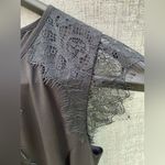 Banana Republic Black Fit and Flare Laced Dress Size 4 Photo 6