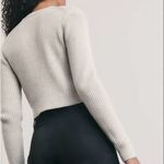 Aritzia Wildfred Free Boland Merino Wool Sweater in Heather Birch Grey Photo 2