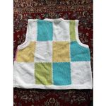 VTG Thyme Vest Womens Size Medium Cottagecore Grandma Sweater White Photo 4