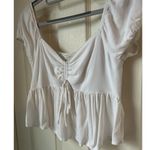 LA Hearts White  Blouse - Small Photo 1