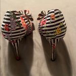 Betsey Johnson Betsy Johnson Bret Floral and Striped 4” Stiletto Heels size 6 Photo 2