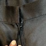 Tadashi Shoji Vintage Women's Full Length Black Satin Evening Maxi Skirt Size 8 Photo 3