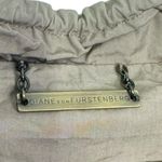 Diane Von Furstenberg  Sporti Nylon Trench Jacket Coat Camel Beige Photo 1