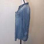 Vanilla Bay  blue casual lightweight button down shirt Photo 3