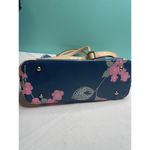 Chic Floral Satchel with Gold Accents Photo 3